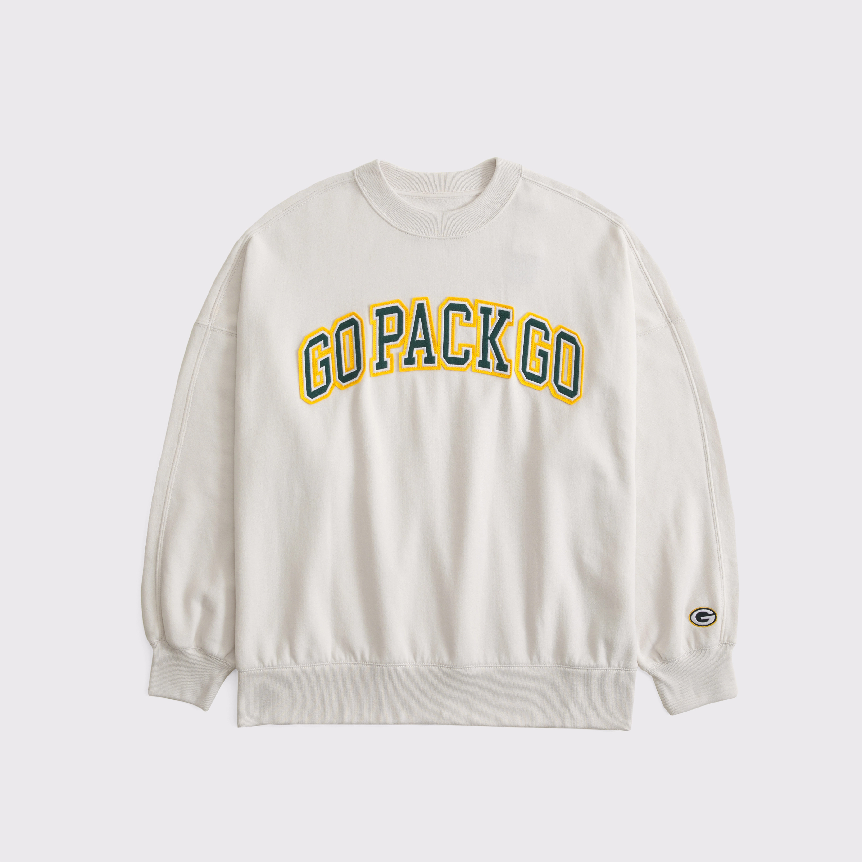 Green Bay Packers Graphic Oversized Sunday Crew | Abercrombie & Fitch (US)