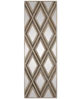 Uttermost Tahira Geometric Argyle-Patterned Wall Mirror & Reviews - All Wall Décor - Home Decor ... | Macys (US)