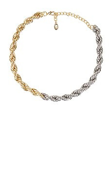 8 Other Reasons Two-tone Chain Necklace in Mixed Metal from Revolve.com | Revolve Clothing (Global)