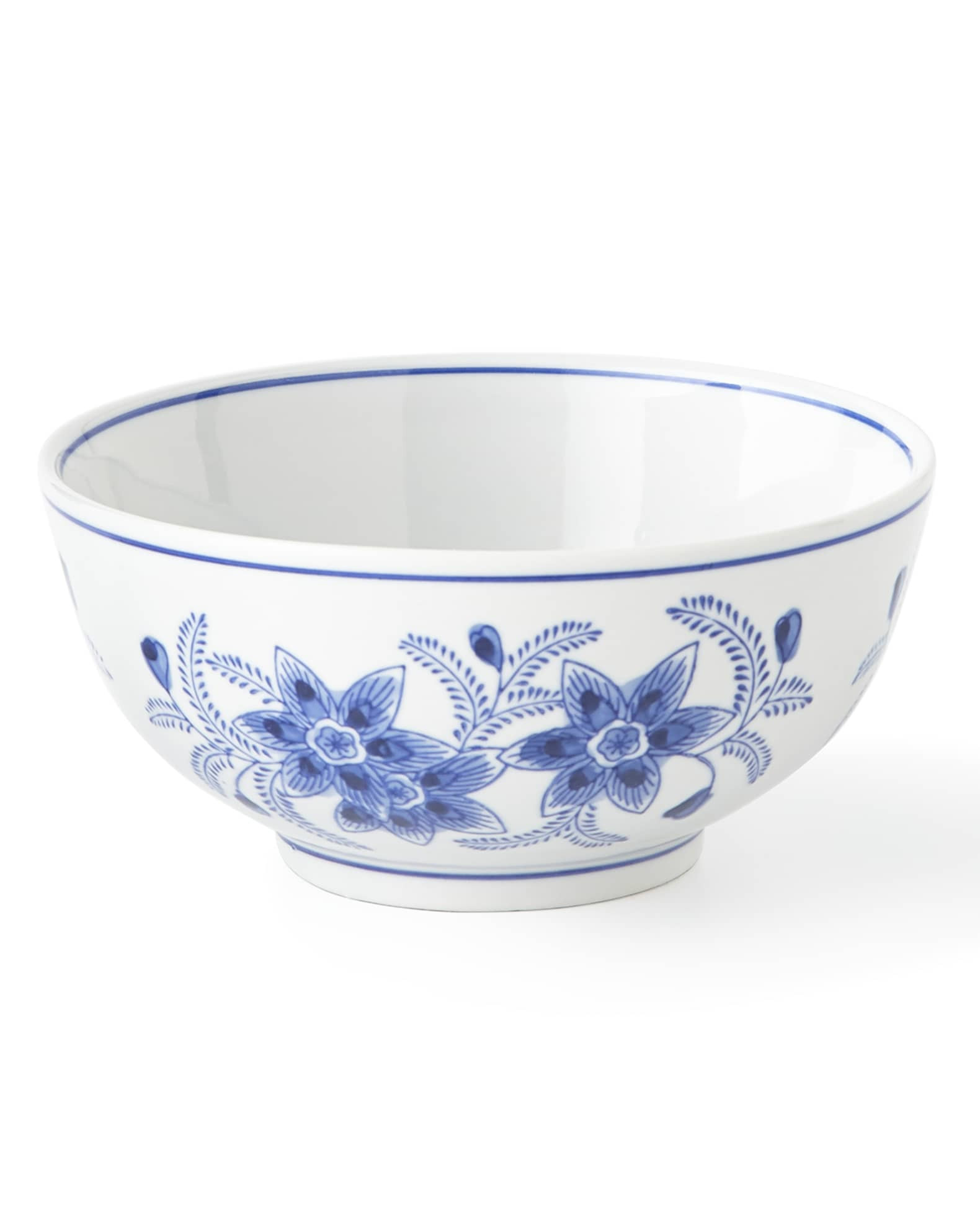 Neiman Marcus Set of 12 Assorted Blue & White Cereal Bowls | Neiman Marcus