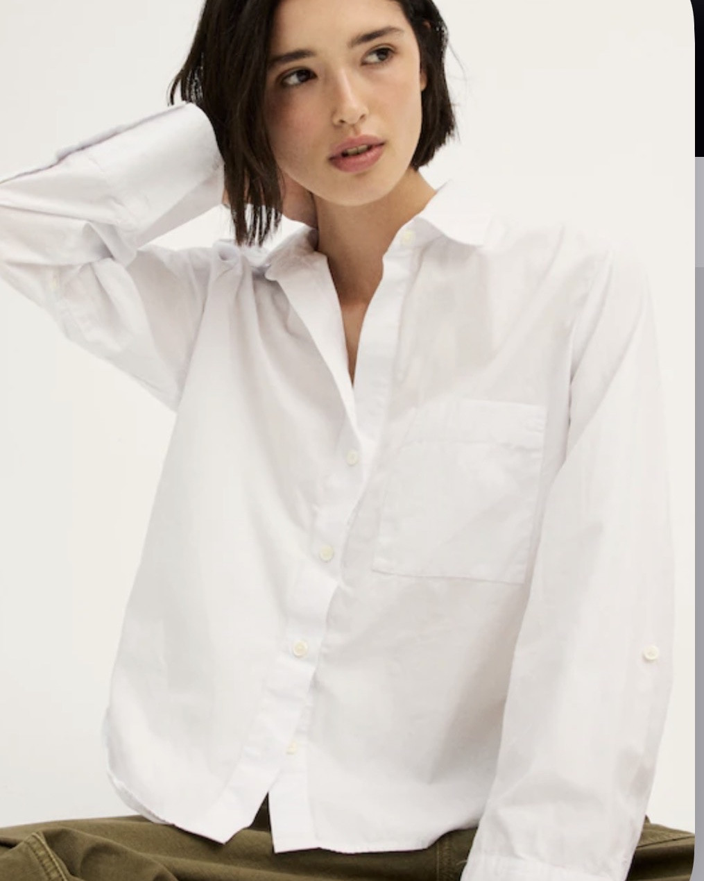 Favorite new button down bc of the sleeve feature. No more rolling up sleeves. Bought xs. Runs big.

#LTKWorkwear #LTKPetite