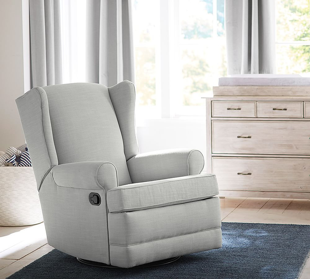 PB Wingback Glider & Recliner | Pottery Barn (US)
