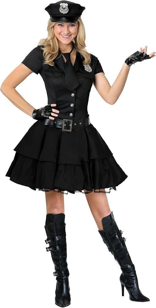 Plus Size Playful Police Costume | Amazon (US)