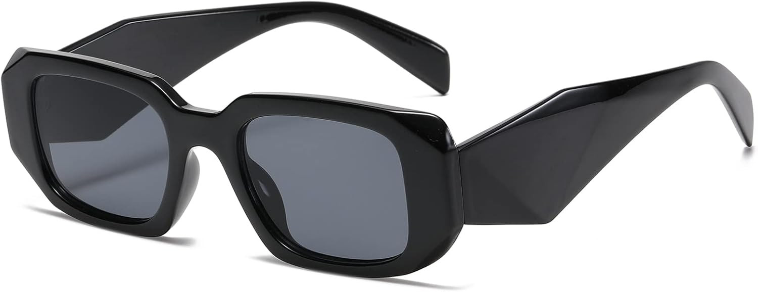 Trendy Rectangle Sunglasses for Women Retro Sunglasses Driving Glasses UV400 Protection Narrow Sq... | Amazon (US)