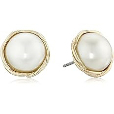 Anne Klein Small Twisted Stud Earrings | Amazon (US)