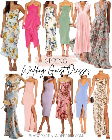 The best spring wedding guest dresses!  From floral dresses, pastel dresses and pink dresses there’s so many to choose from #weddingguestdress #weddingguestdresses

#LTKSeasonal #LTKunder100 #LTKwedding