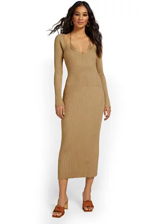 2-Piece Blazer & Wide-Leg Pant Set - Luxy USA - New York & Company | New York & Company