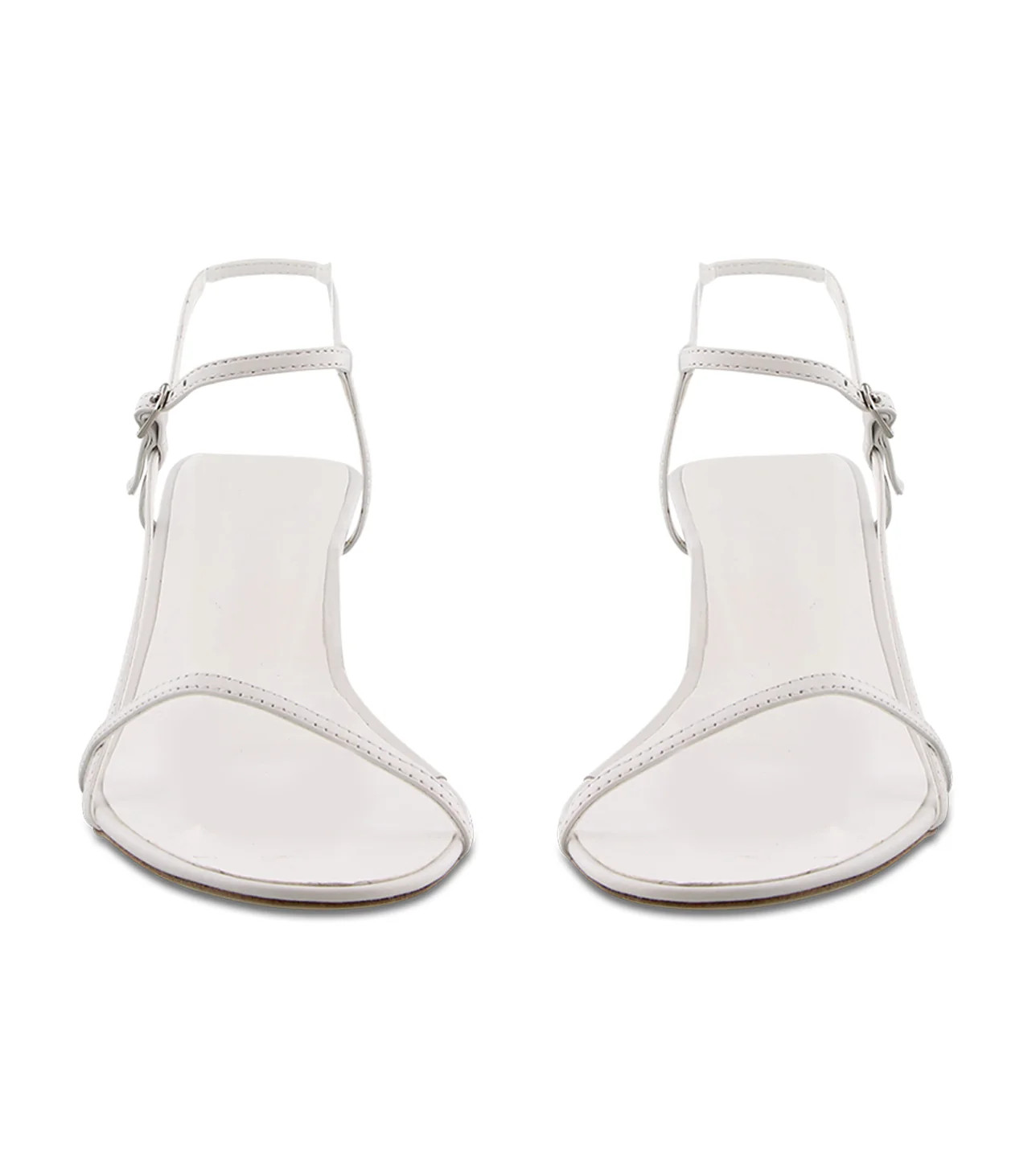 Caprice White Kid Heels | Tony Bianco US