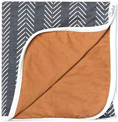 Large Premium Knit Baby 3 Layer Stretchy Quilt Blanket Canyon by Copper Pearl | Amazon (US)