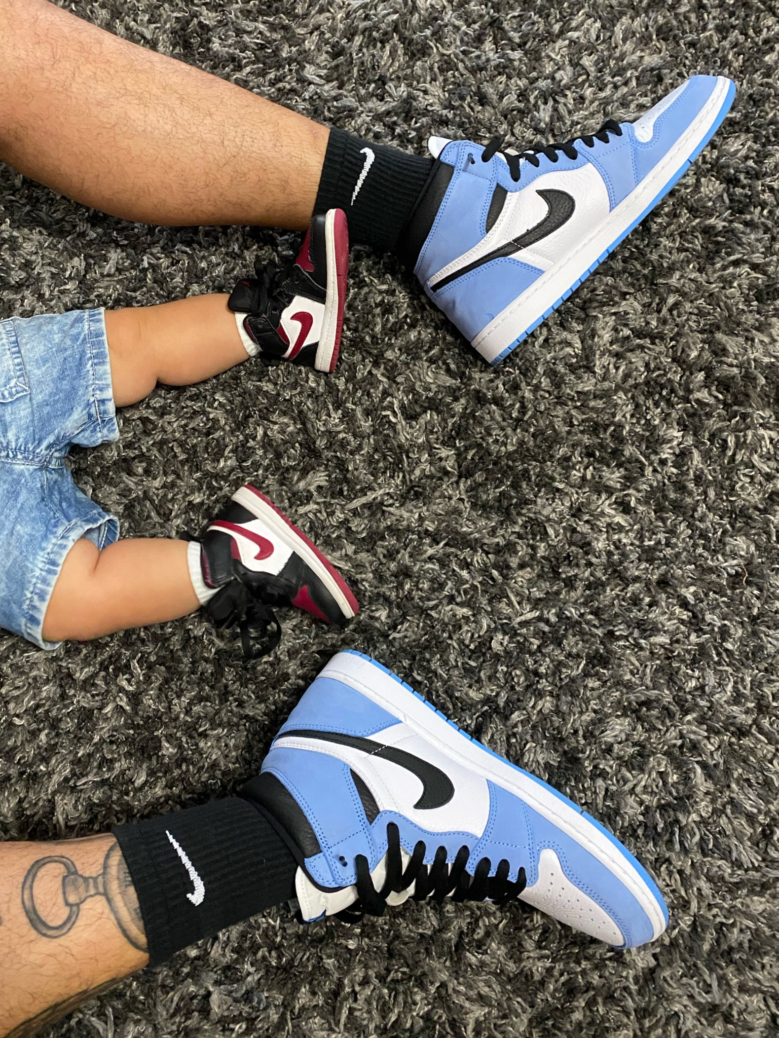 Like father like son 🖤🥵 

#LTKshoecrush #LTKkids #LTKmens