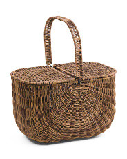 Resin Rectangle Picnic Basket | TJ Maxx