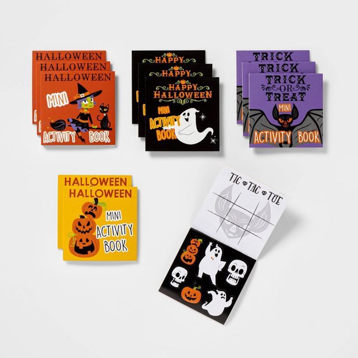 12ct Mini Activity Book Halloween Party Favors - Hyde & EEK! Boutique™ | Target