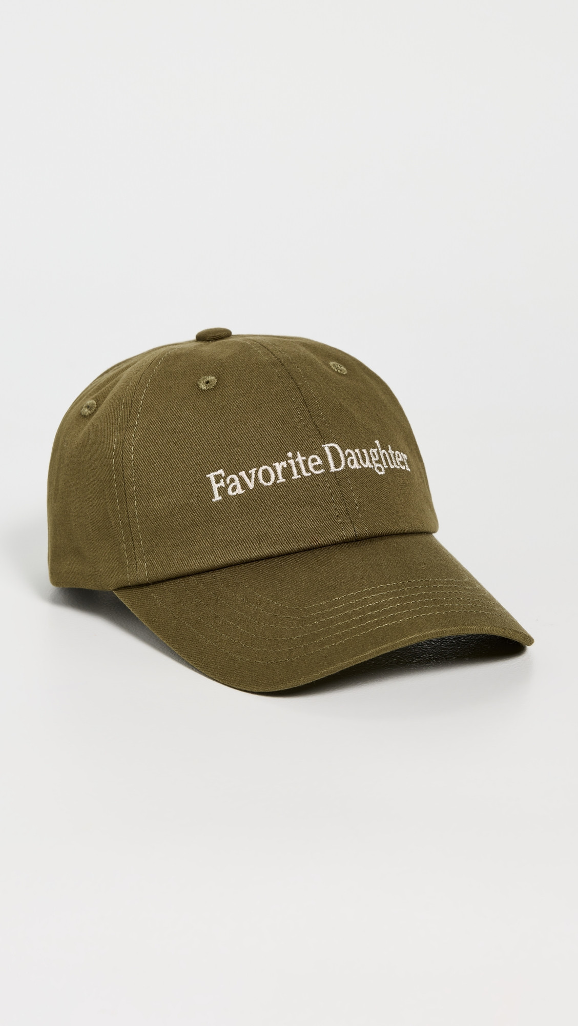 Favorite Daughter Classic Logo Baseball Hat Coffee One Size | Shopbop