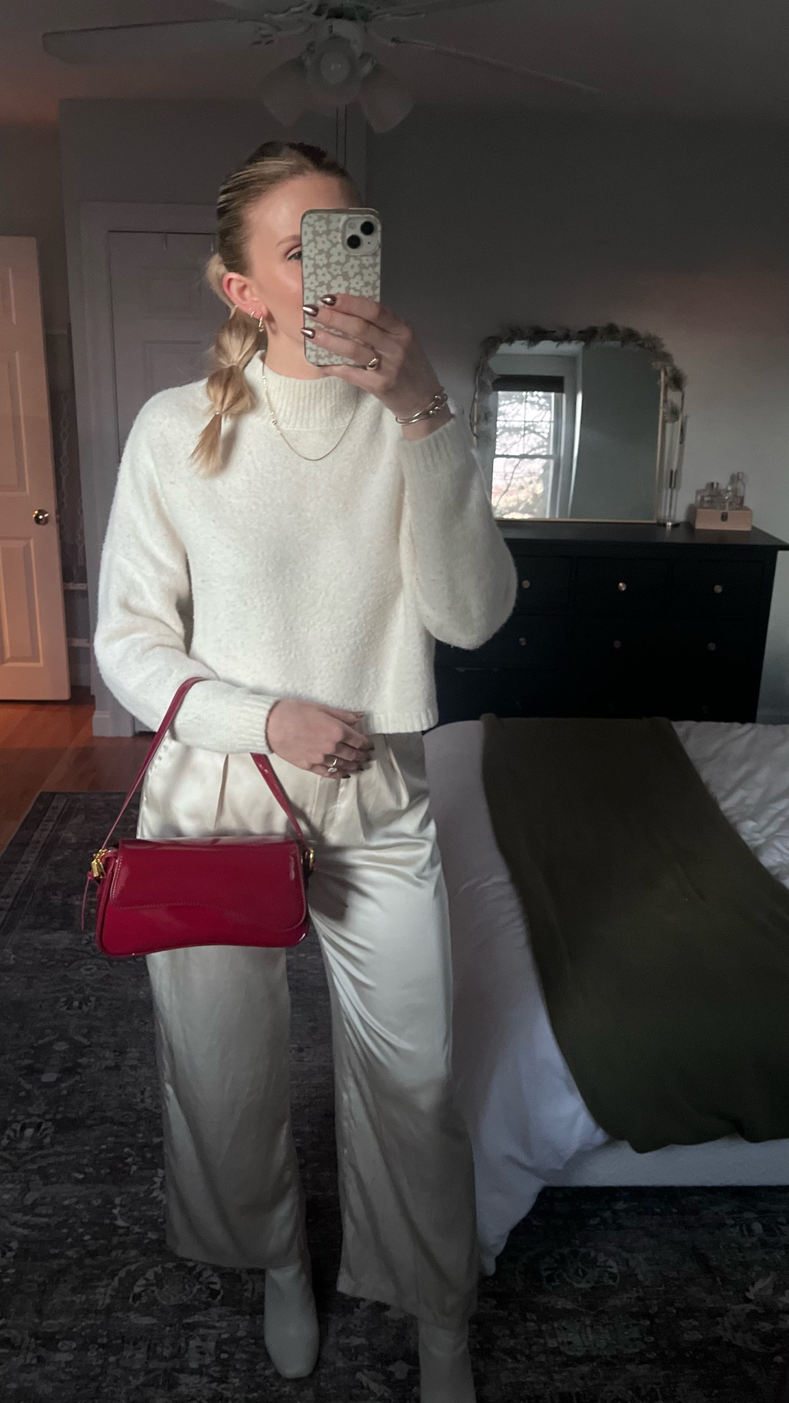 Monochrome holiday outfit inspo🤍❄️ #holidayoutfit #christmasoutfit 

#LTKParties #LTKHoliday #LTKStyleTip