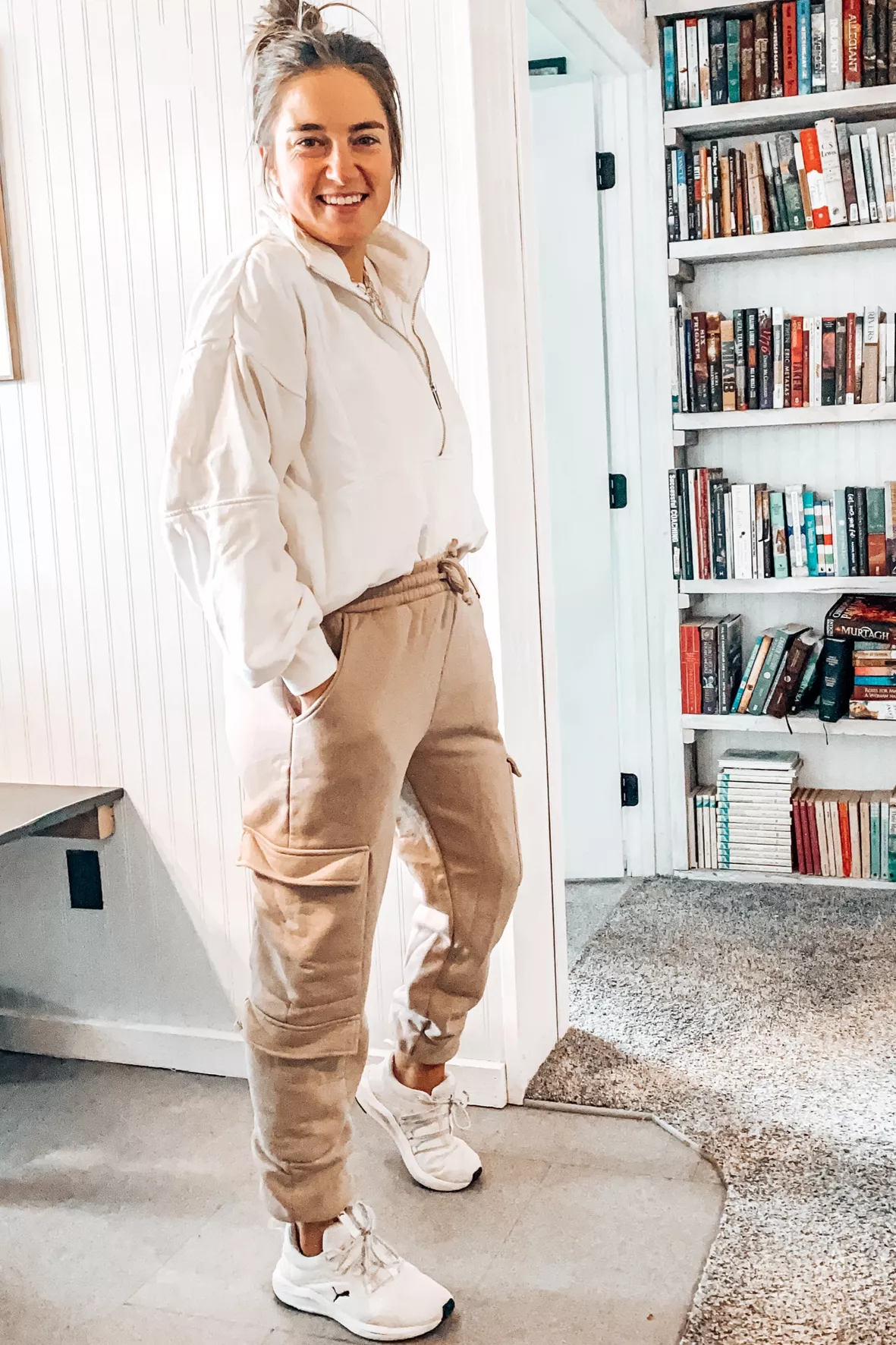 Fleece Cargo Pants curated on LTK