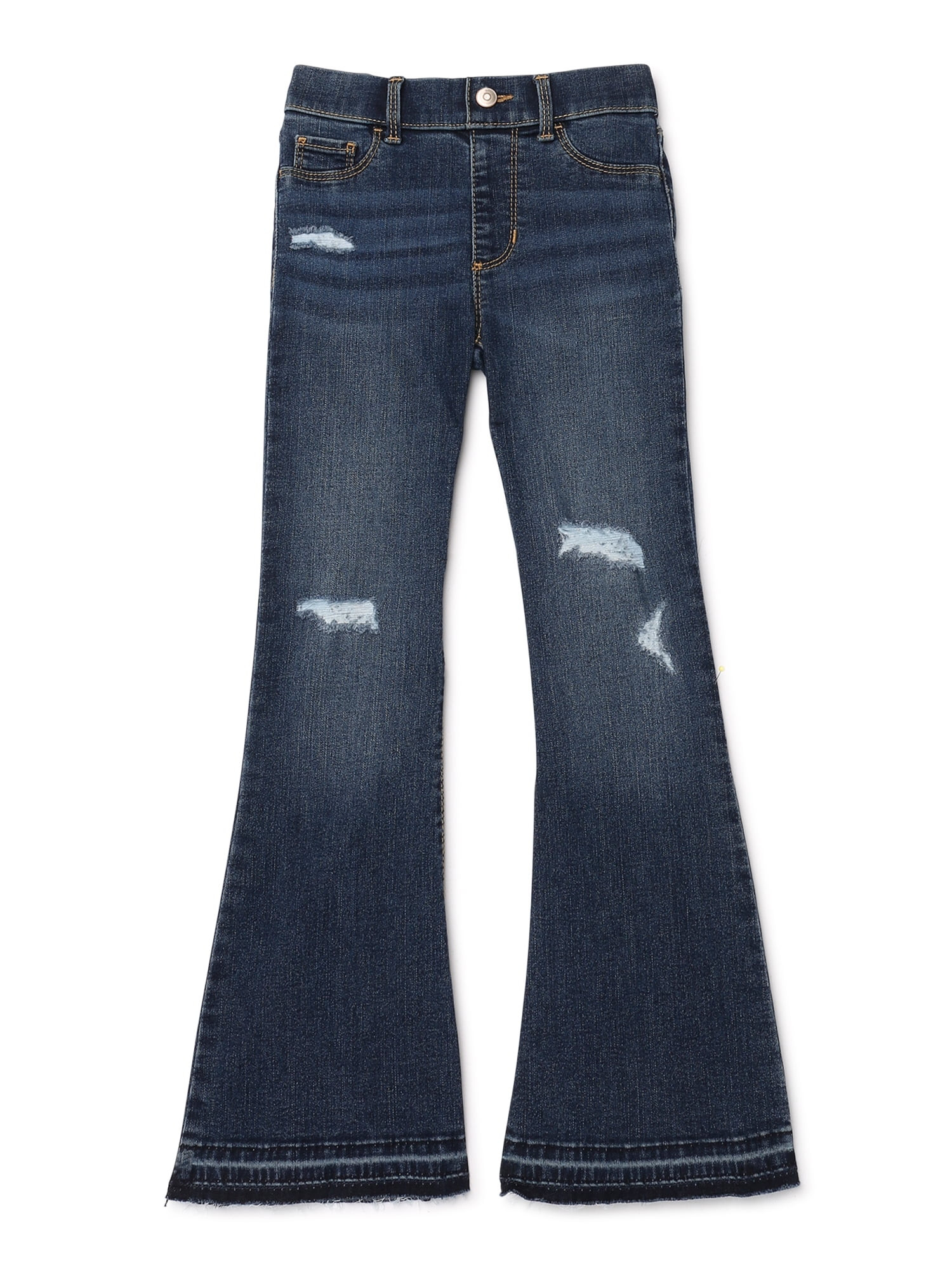 Wonder Nation Girls Flare Jeggings, Sizes 6-18 | Walmart (US)