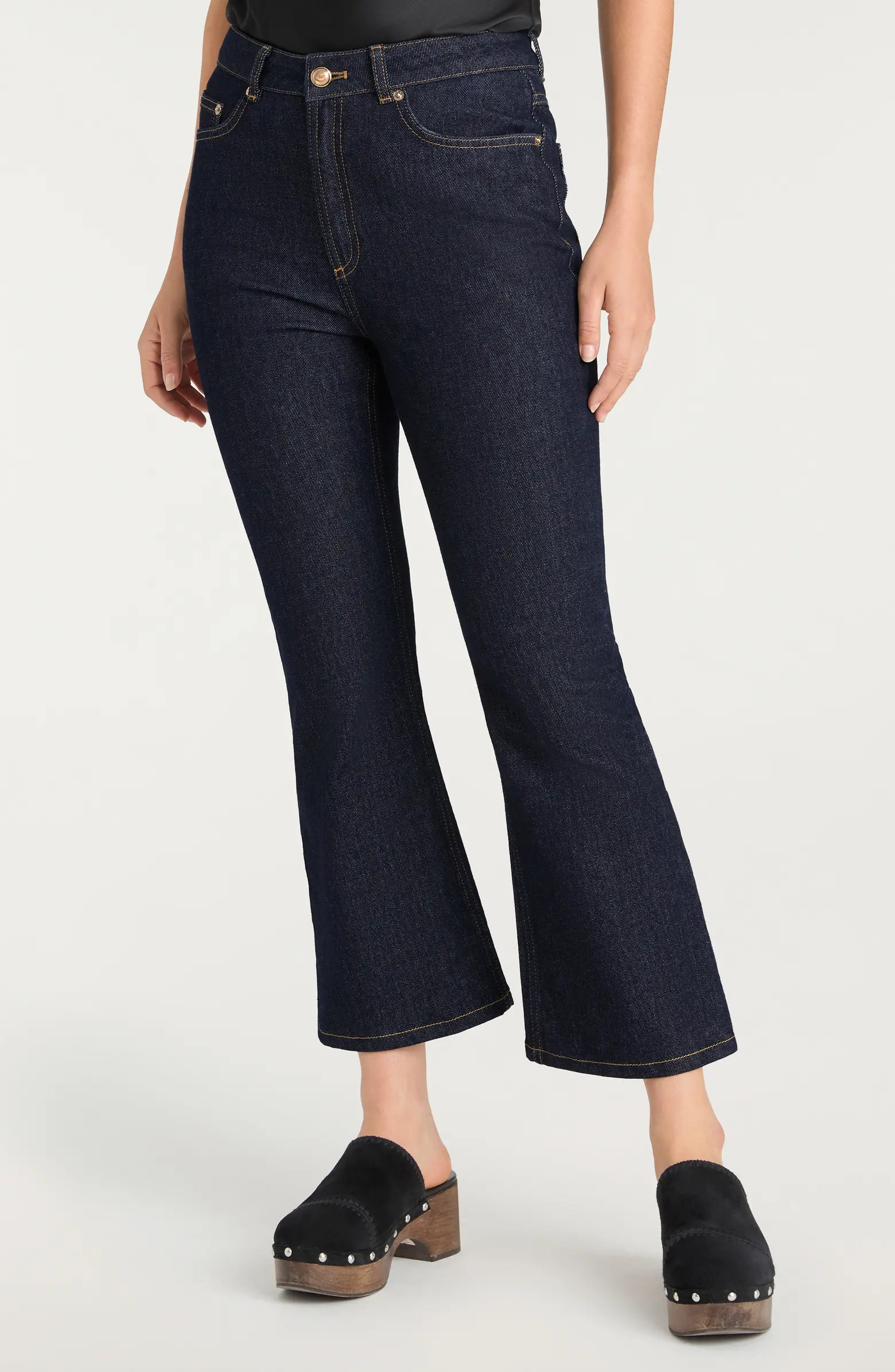 Stevie Crop Flare Jeans | Nordstrom