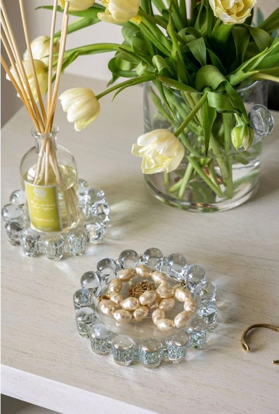 New large bubble dish ✨ candle dish, catchall tray glass dish 

#LTKHome #LTKSaleAlert