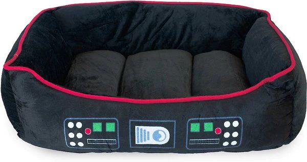 Buckle-Down Star Wars Bolster Dog Bed, Black | Chewy.com