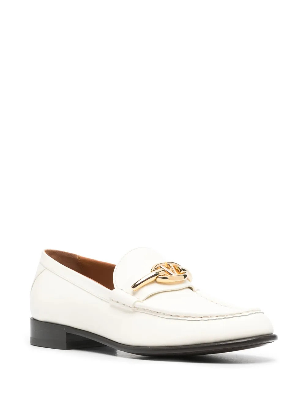 Valentino Garavani VLogo Signature 25mm Loafers | Neutrals | FARFETCH | Farfetch Global