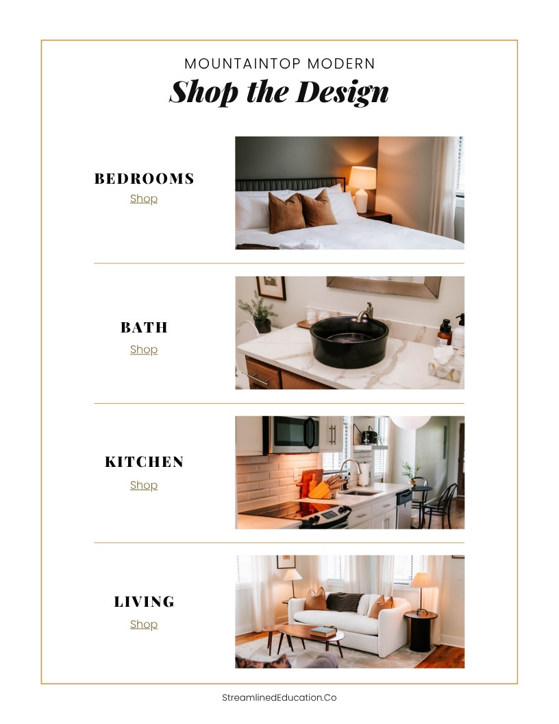 Mountaintop Modern room by room — the view markets, the design closes. 

 #LTKHome