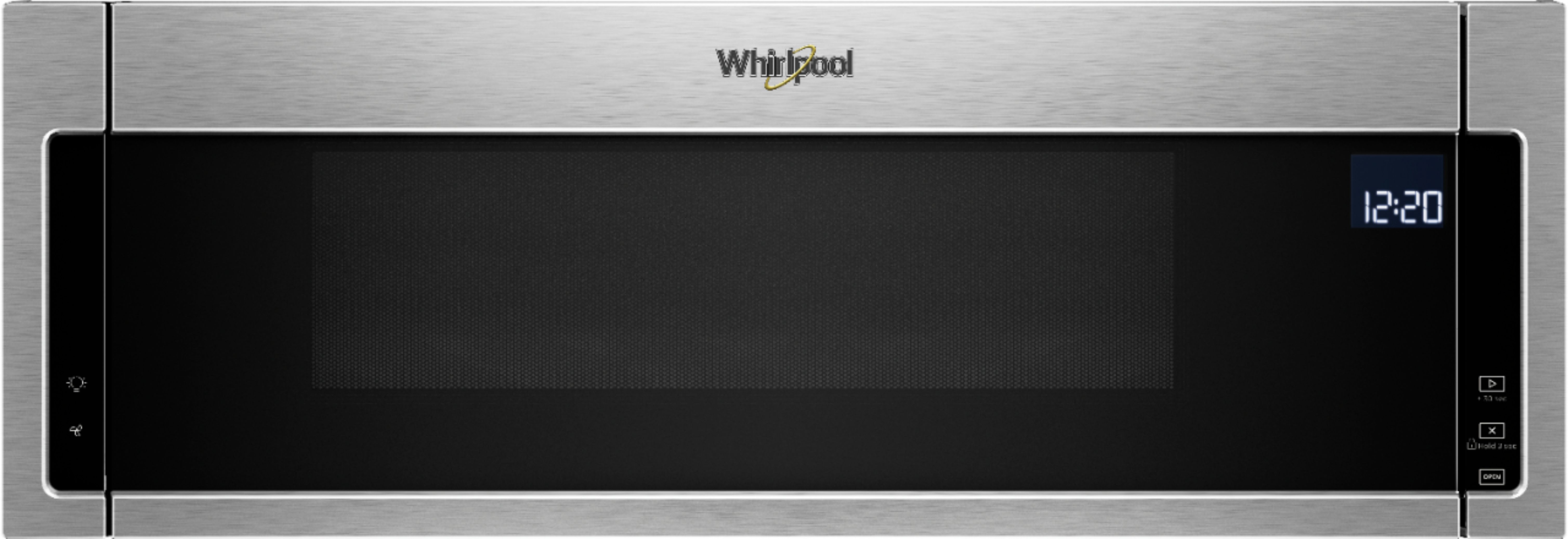Whirlpool 1.1 Cu. Ft. Low Profile Over-the-Range Microwave Hood Combination Stainless Steel WML75... | Best Buy U.S.