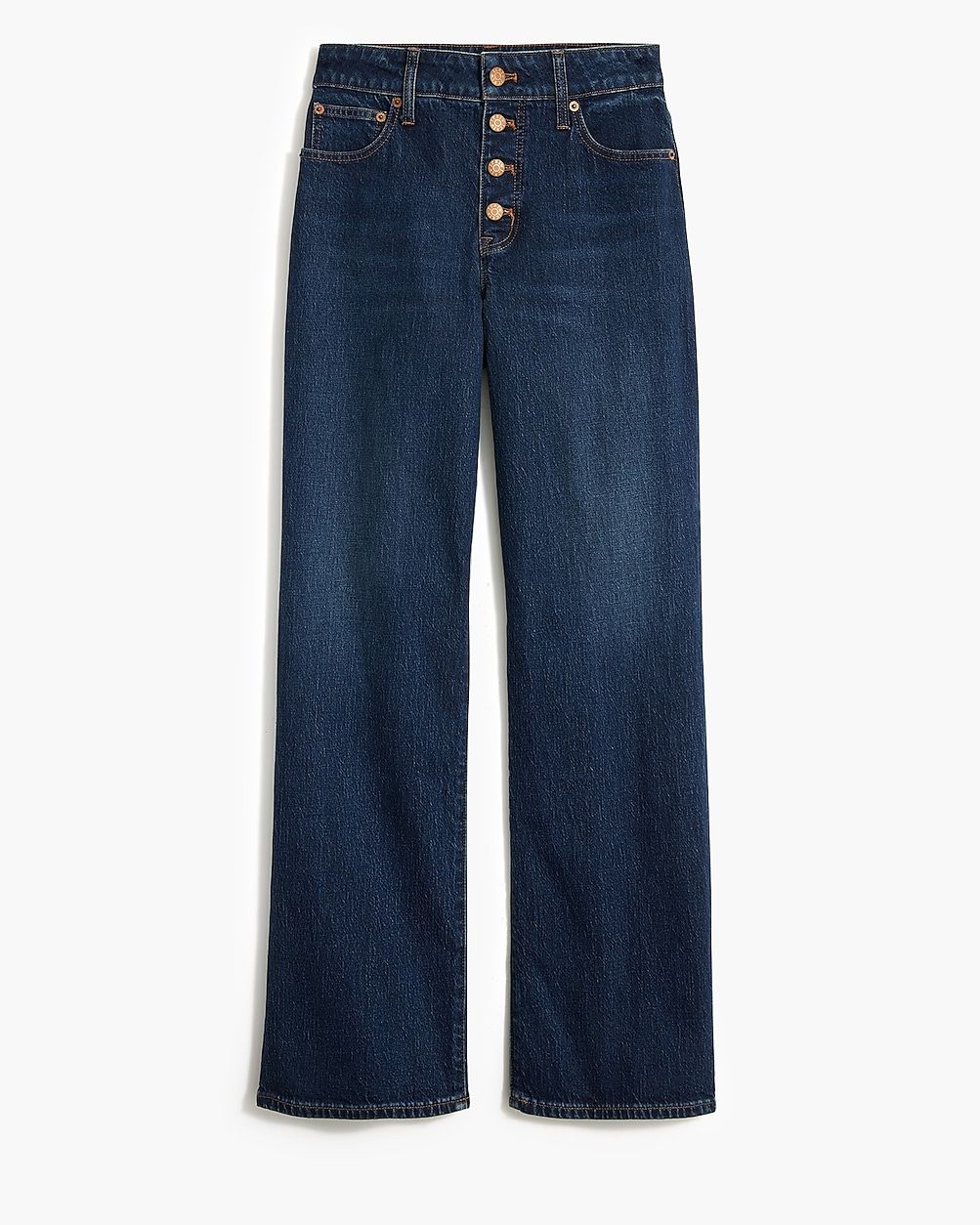 Curvy full-length wide-leg jean in all-day stretch | J.Crew Factory