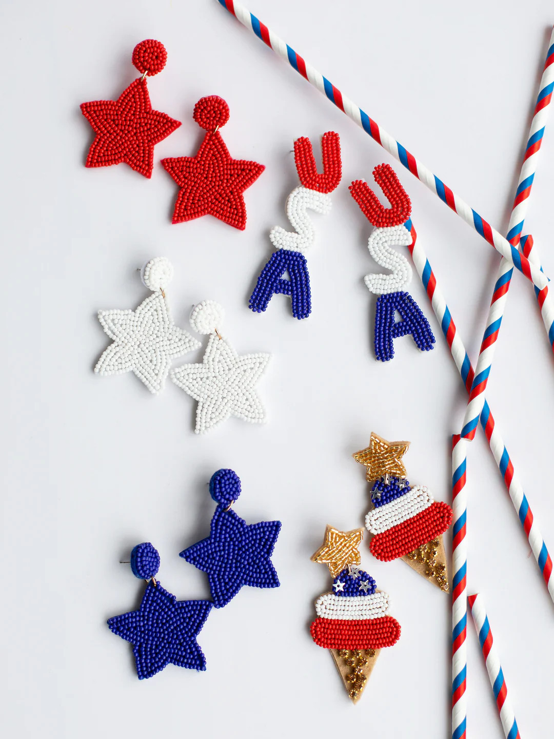 USA Earrings | Michelle McDowell