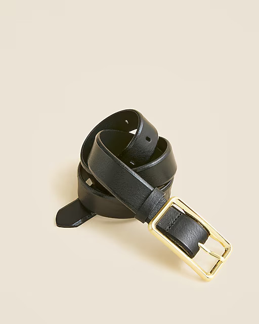 Italian leather rectangle belt | J. Crew US
