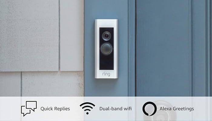 Ring Video Doorbell Pro – Upgraded, with added security features and a sleek design (existing d... | Amazon (US)
