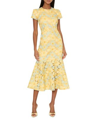 MILLY Tahlia Lace Midi Dress | Bloomingdale's Women Dresses | Bloomingdale's (US)