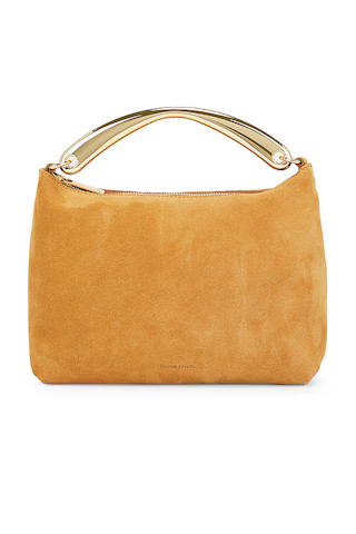 Mansur Gavriel Metal Hangle Hera Bag in Caramel from Revolve.com | Revolve Clothing (Global)