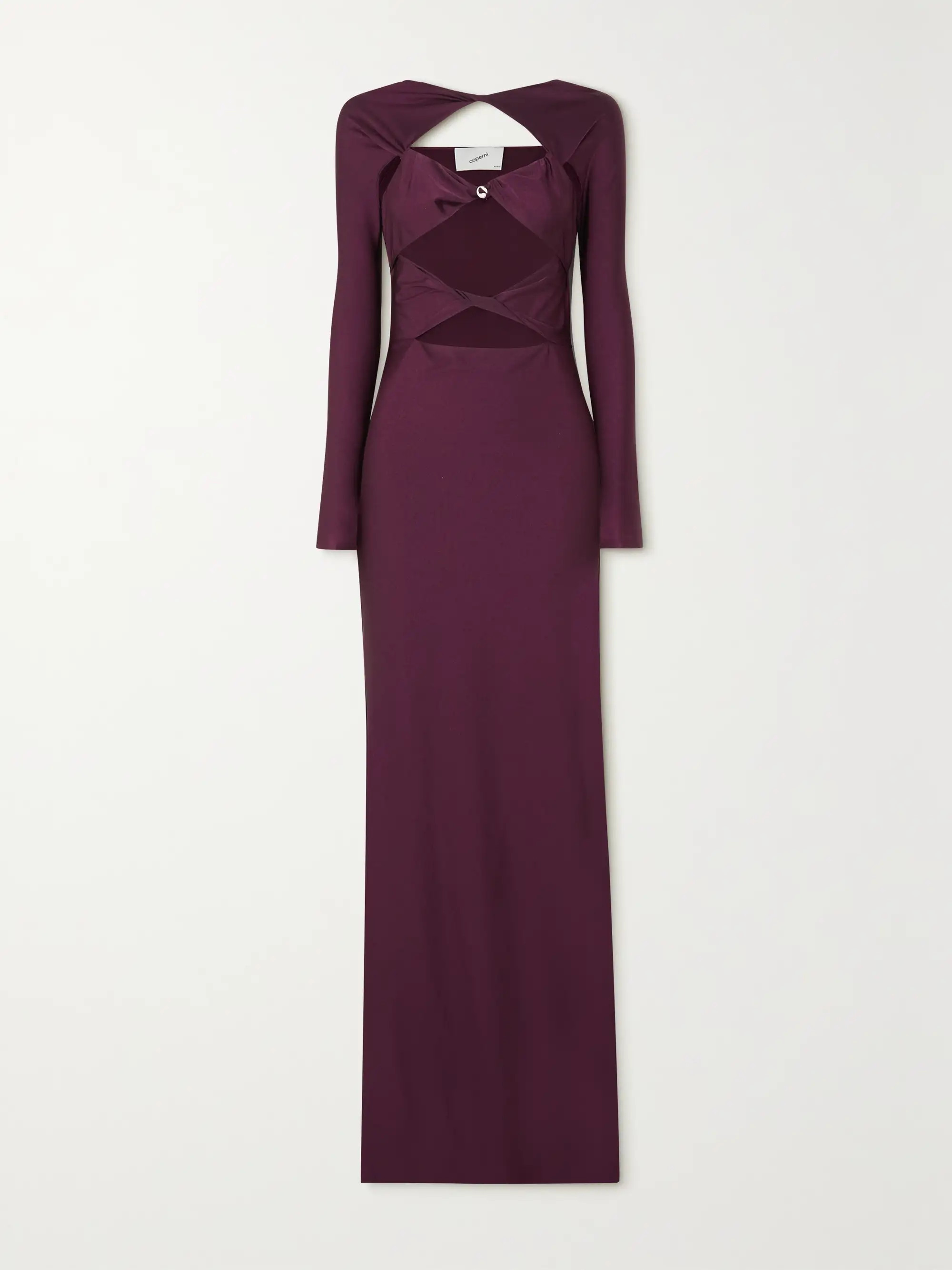 Embellished cutout stretch-jersey maxi dress | NET-A-PORTER APAC