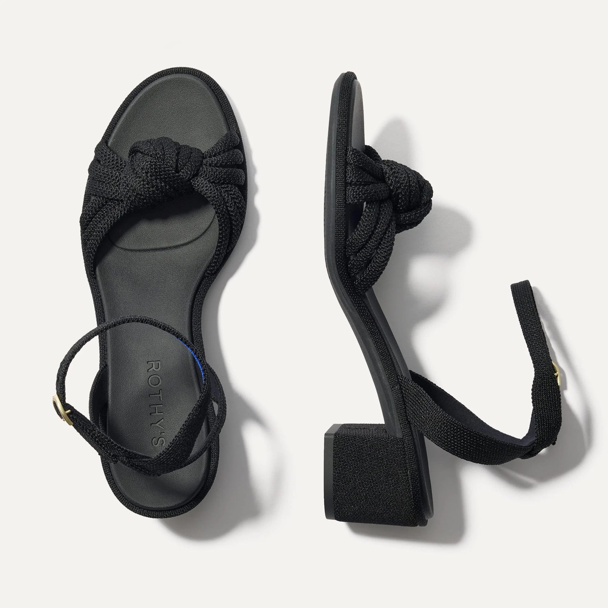 The Knot Sandal in Black | Women's Sandals | Rothy's | Rothy's