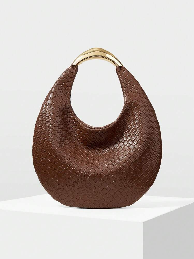 MOTF PREMIUM PU LEATHER TEXTURE HANDBAG | SHEIN