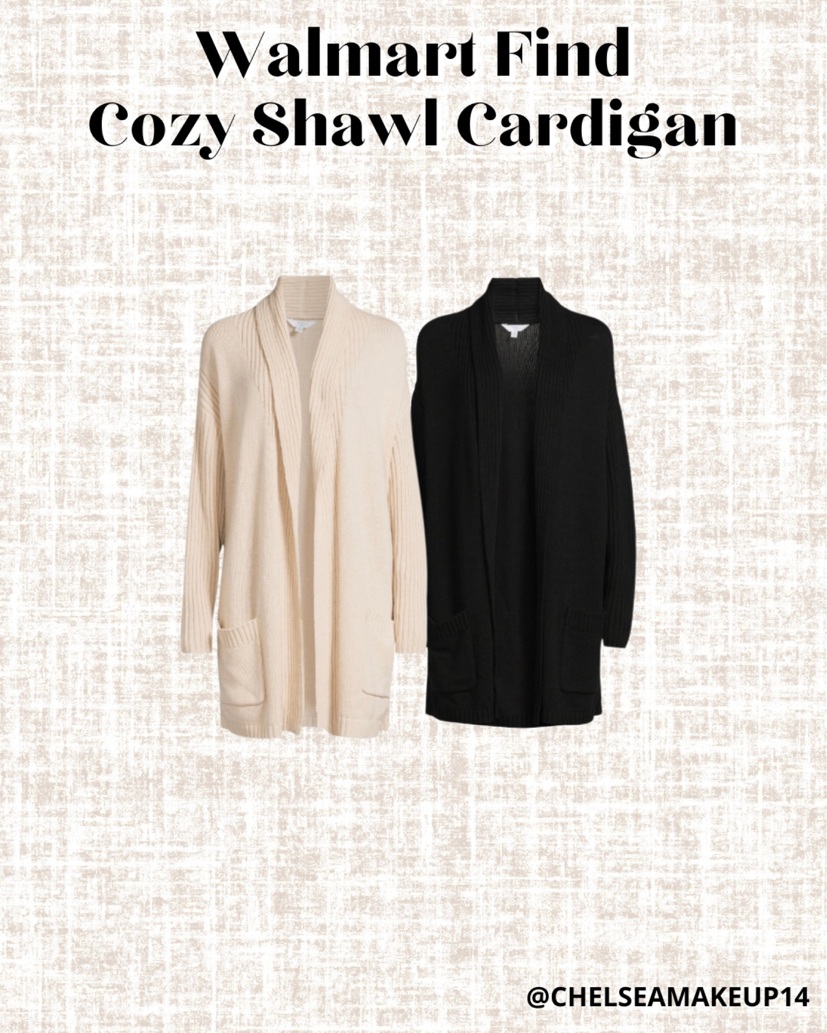 Walmart Find // Cozy Shawl Cardigan 