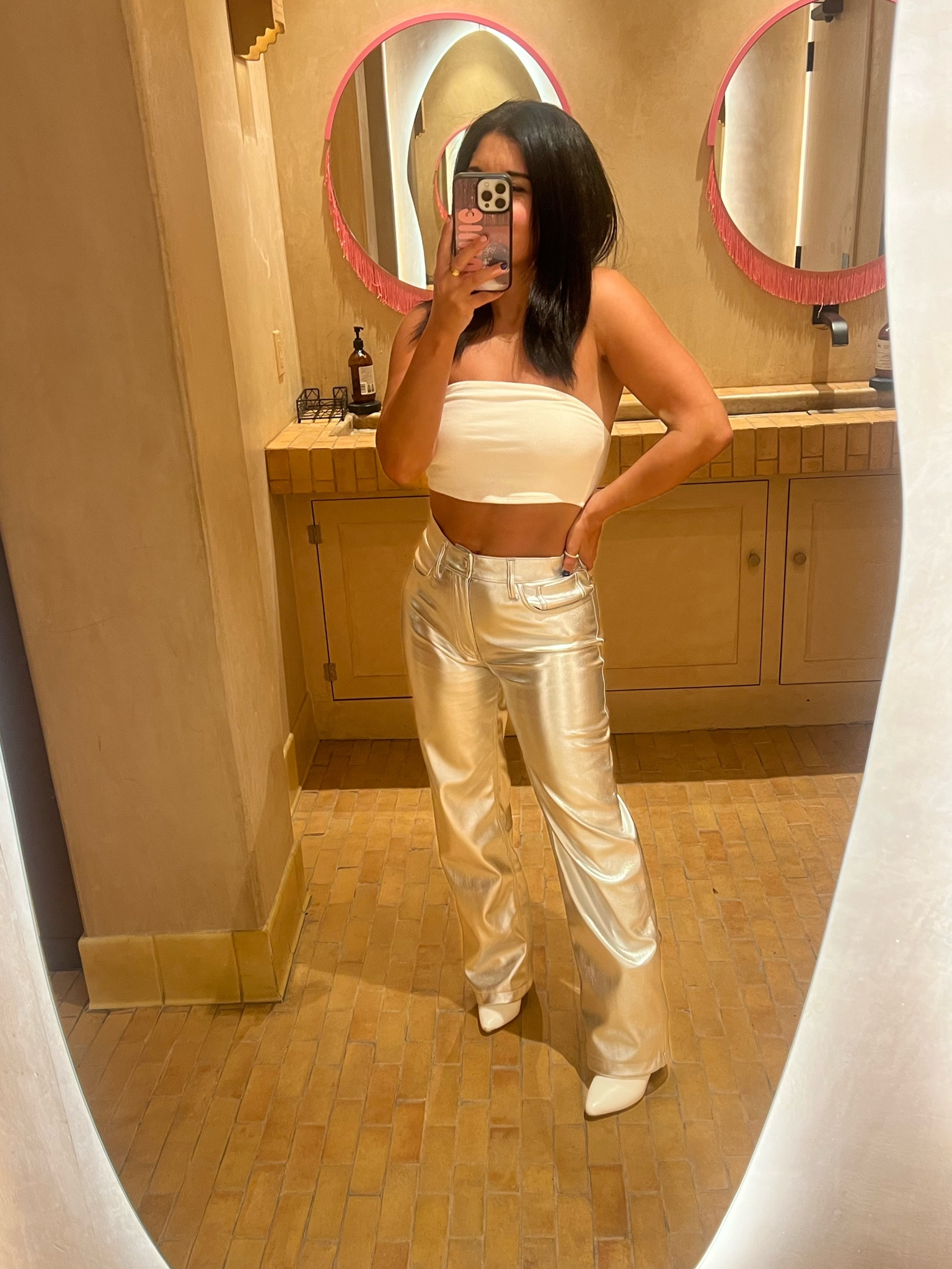 My silver jeans are currently 40% off and only $66! Wearing size 25 short, I sized up one size for a slouchier fit  

#LTKHoliday #LTKfindsunder100 #LTKCyberWeek