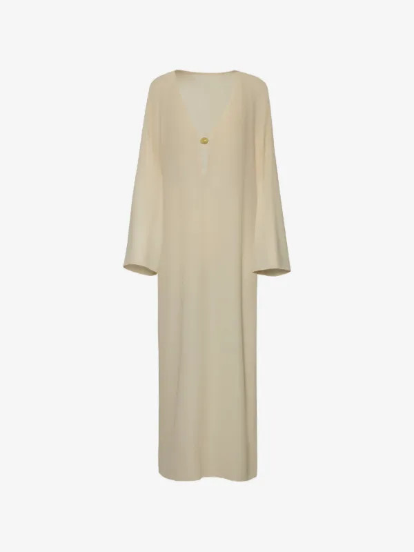 Luna bell-sleeves cut-out maxi cover-up | Farfetch Global