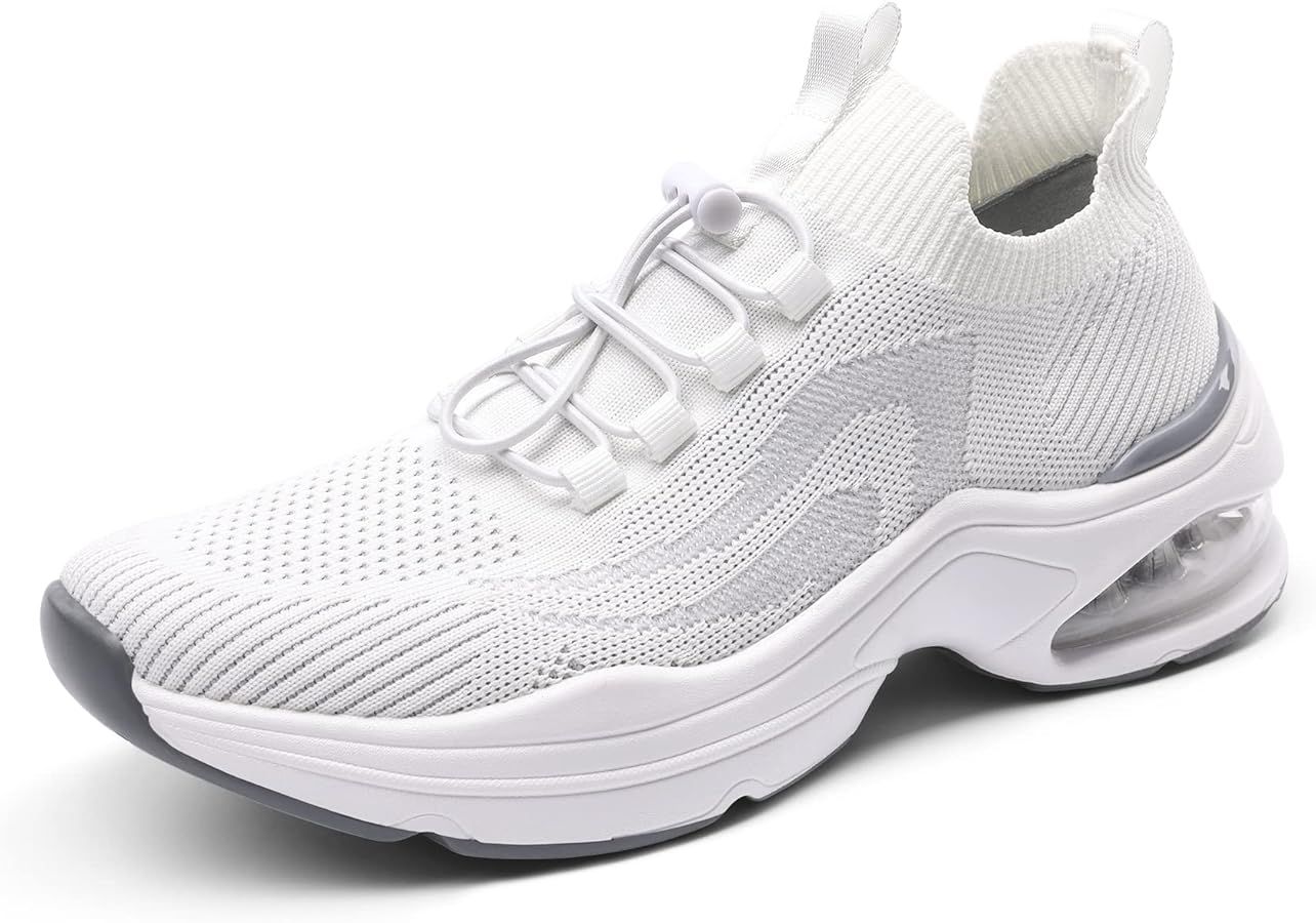 DREAM PAIRS Women's Walking Sneakers, Slip-on Air Cushion Slip Resistant Tennis Casual Gym Workou... | Amazon (US)