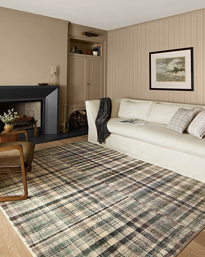 Loloi Chris Loves Julia x Humphrey Collection HUM-03 Forest/Multi, Contemporary 5'-0" x 7'-0" Are... | Amazon (US)