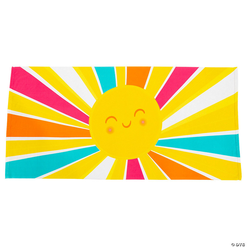 Sunshine Beach Towel | Oriental Trading Company