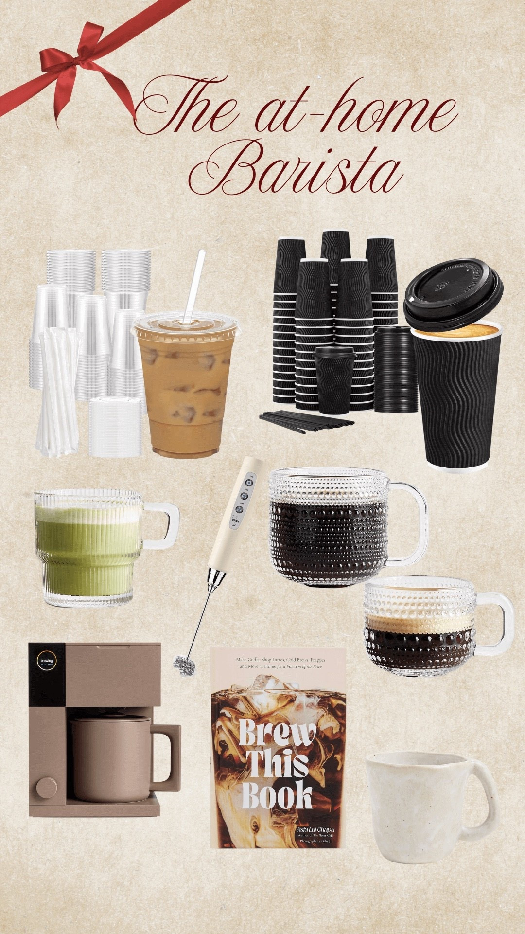 Gift guide for the at-home barista • coffee lover gifts • aesthetic coffee maker • crate and barrel coffee cups • frother • coffee to-go cups

#LTKHoliday #LTKGiftGuide #LTKmorningroutine