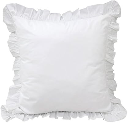 Queen's House 2-Piece White Euro Shams | Amazon (US)