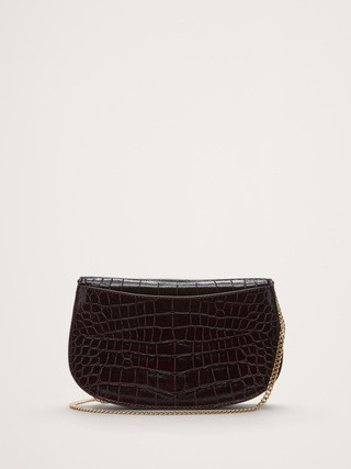Embossed Leather Crossbody Bag | Banana Republic (US)
