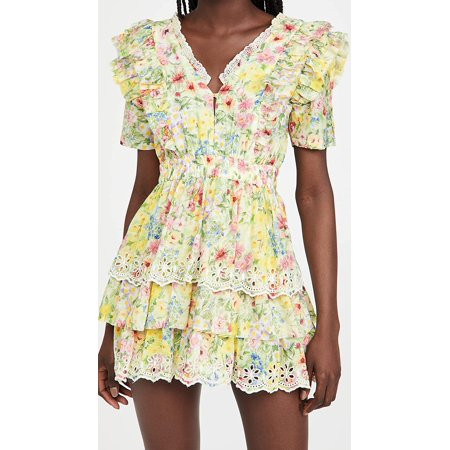 LOVESHACKFANCY Women s Aldina Dress L | Walmart (US)