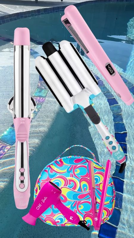 Ulta Beauty The Barbie Collection for hair products! 

They have a hair dryer, straightener, curling iron, and triple waver set! 

#LTKbeauty #LTKFind #LTKSeasonal
