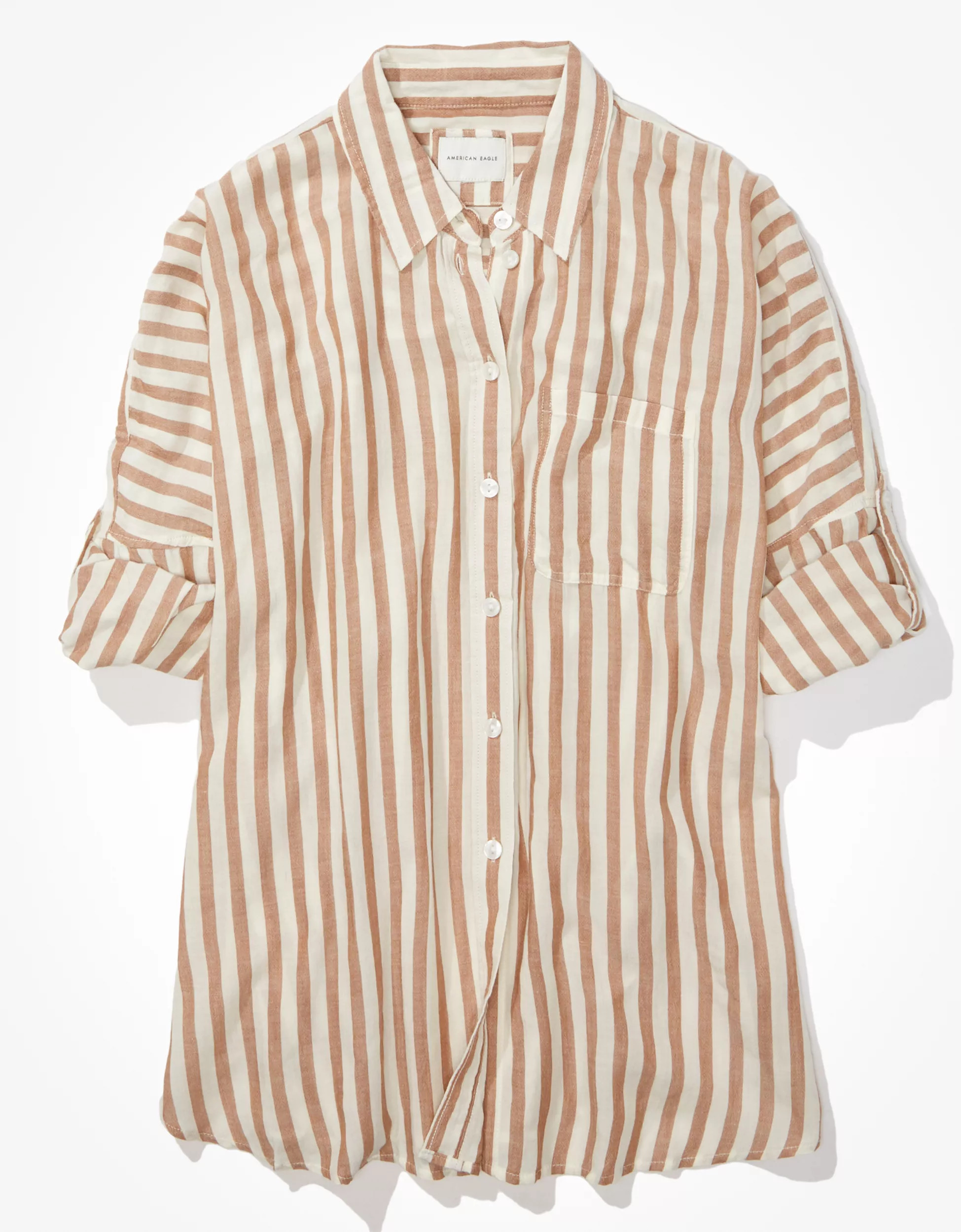 AE Go Big Oversized Shirt | American Eagle Outfitters (US & CA)
