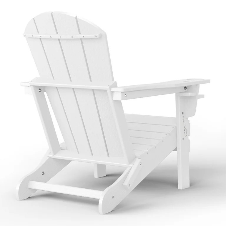 WestinTrends Nantucket Outdoor Patio HDPE Resin Adirondack Chair With Cup Holder and Phone Holder... | Walmart (US)