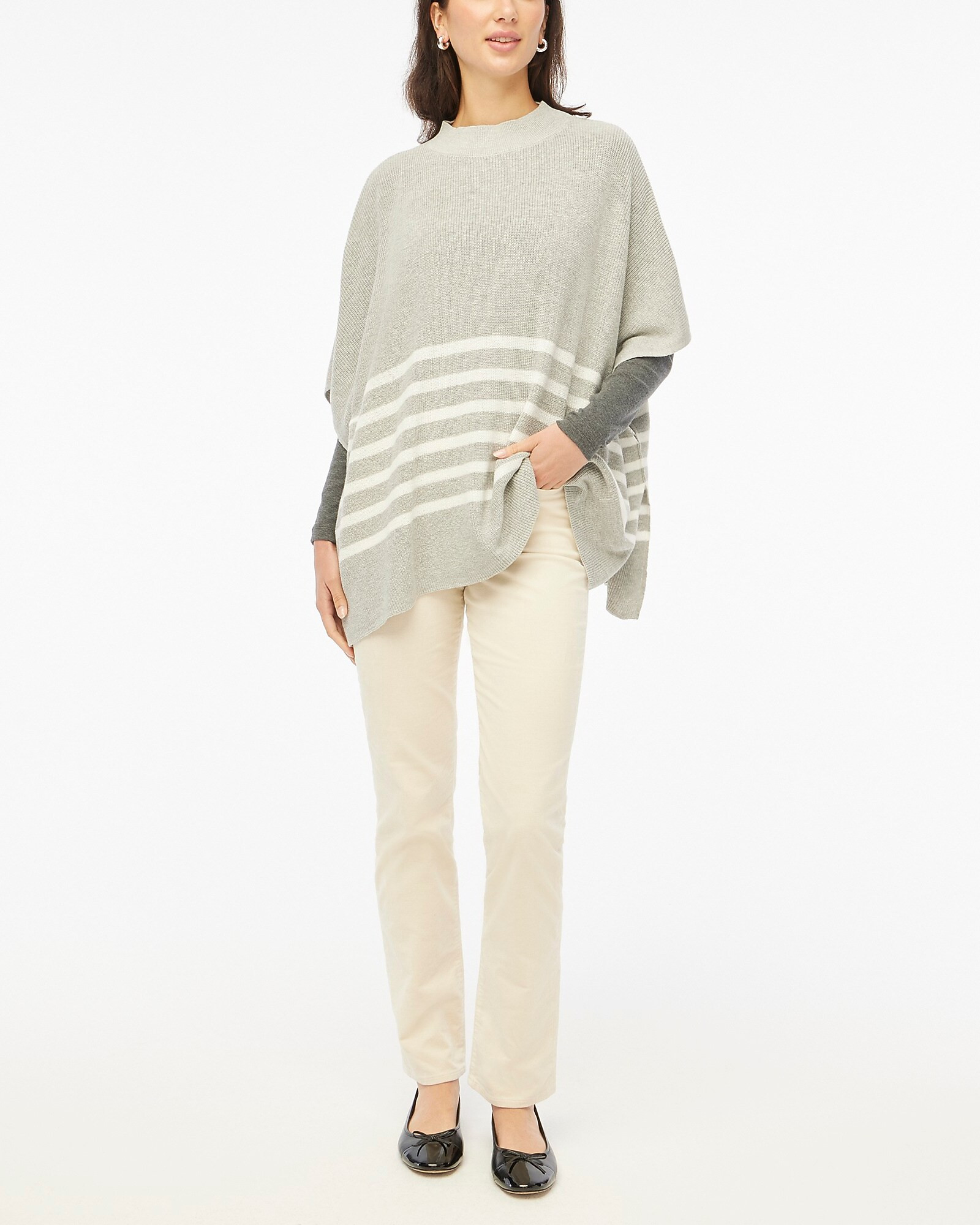 Striped poncho | J.Crew Factory