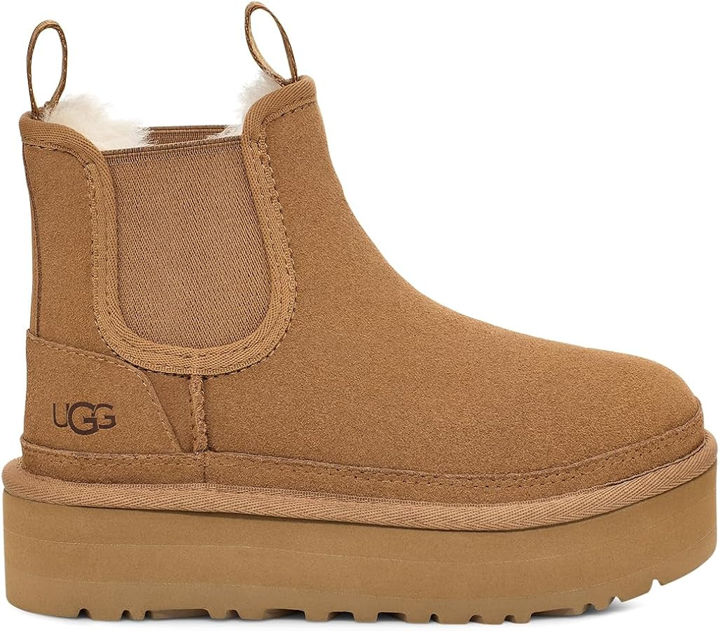 UGG K Neumel Platform Chelsea Marrone 32.5 | Amazon (IT)